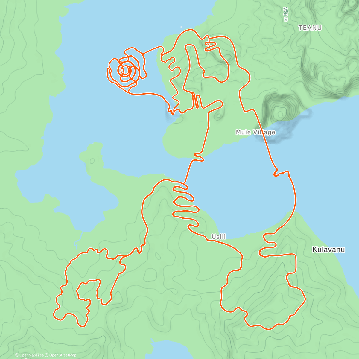 Map of the activity, Zwift - Race: Zwift Epic Race - The Mega Pretzel (A) on The Mega Pretzel in Watopia