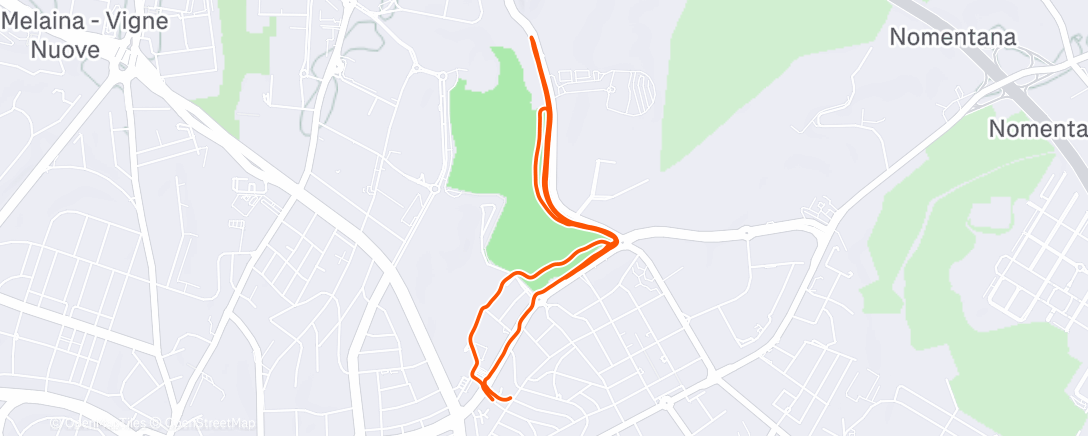 Map of the activity, 10x1k