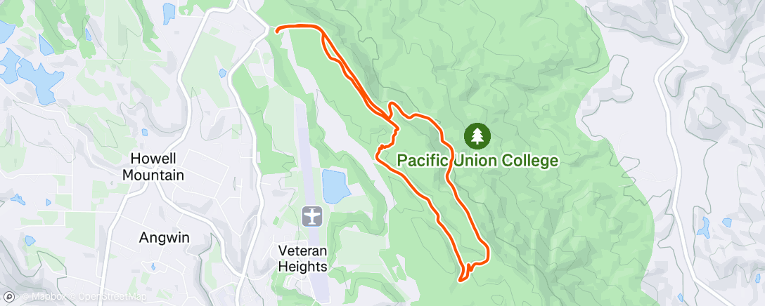 Map of the activity, Morning Mountain Bike Ride