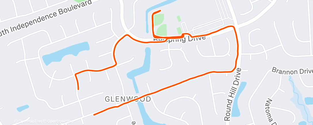 Карта физической активности (Afternoon Walk)