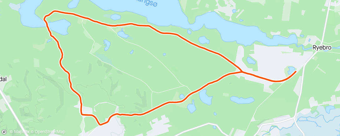 Mapa da atividade, Lunch Ride w Monika