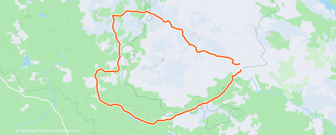 Карта физической активности (Afternoon Nordic Ski)