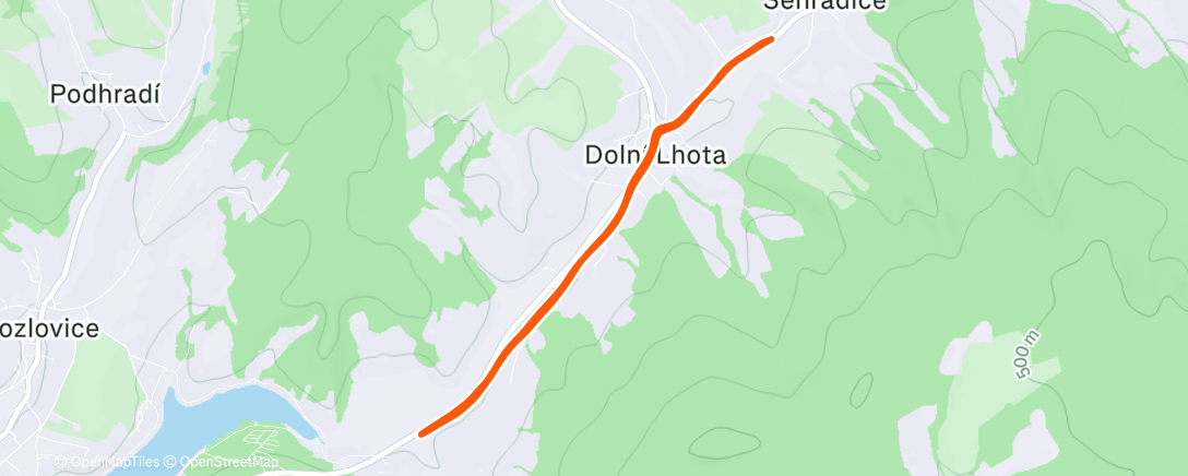 Карта физической активности (Evening Run)