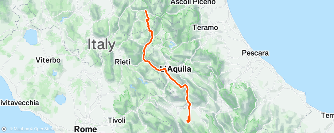 Map of the activity, Morning Ride