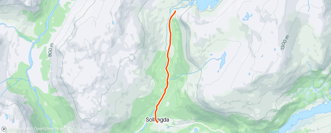 Map of the activity, Spør meg om veien til skikjelken 🤙🏻