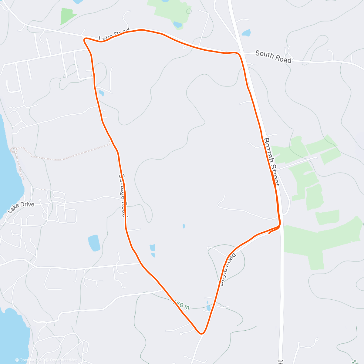 Карта физической активности (Local 5k in -8 return of the snow)