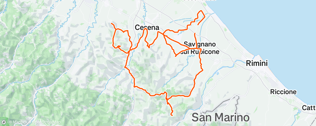 Mapa da atividade, Giro mattutino