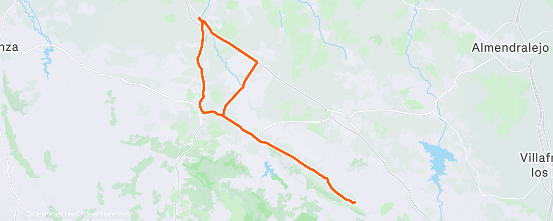 Карта физической активности (Bicicleta por la mañana)