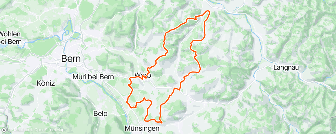 Mapa da atividade, Mänziwilegg - Löchlibad