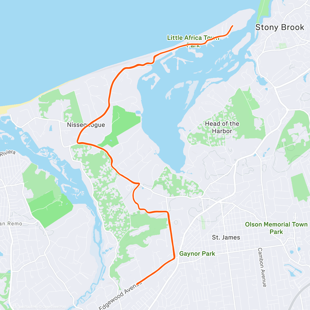 Map of the activity, It's a good morning, Bront.