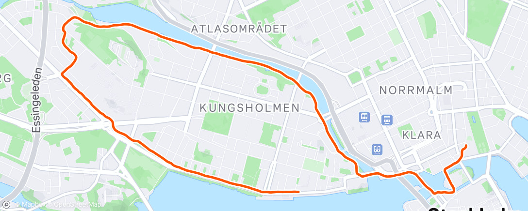 Map of the activity, Grattis Micke