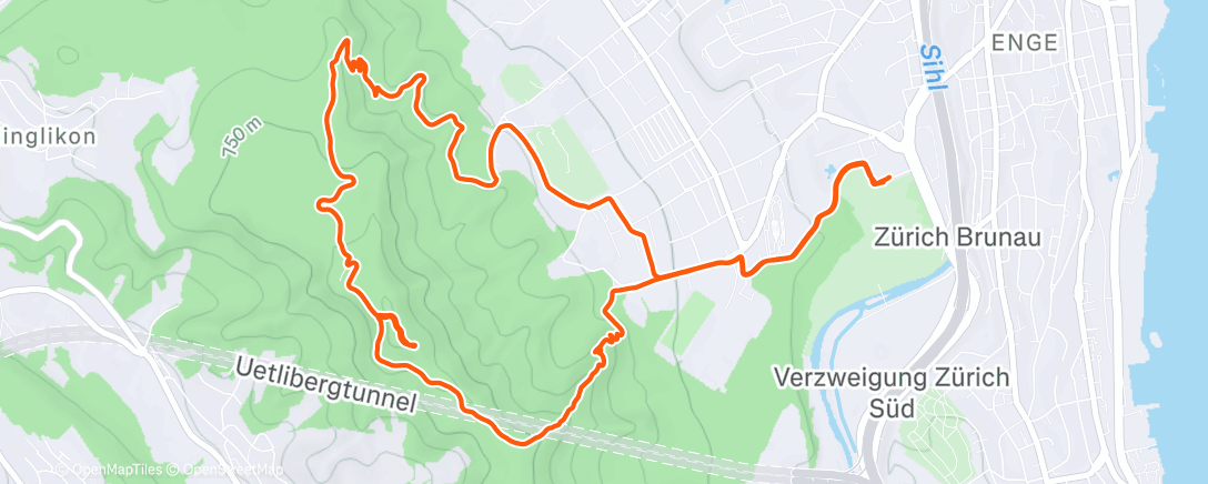 Map of the activity, NDR | Uetli by fog