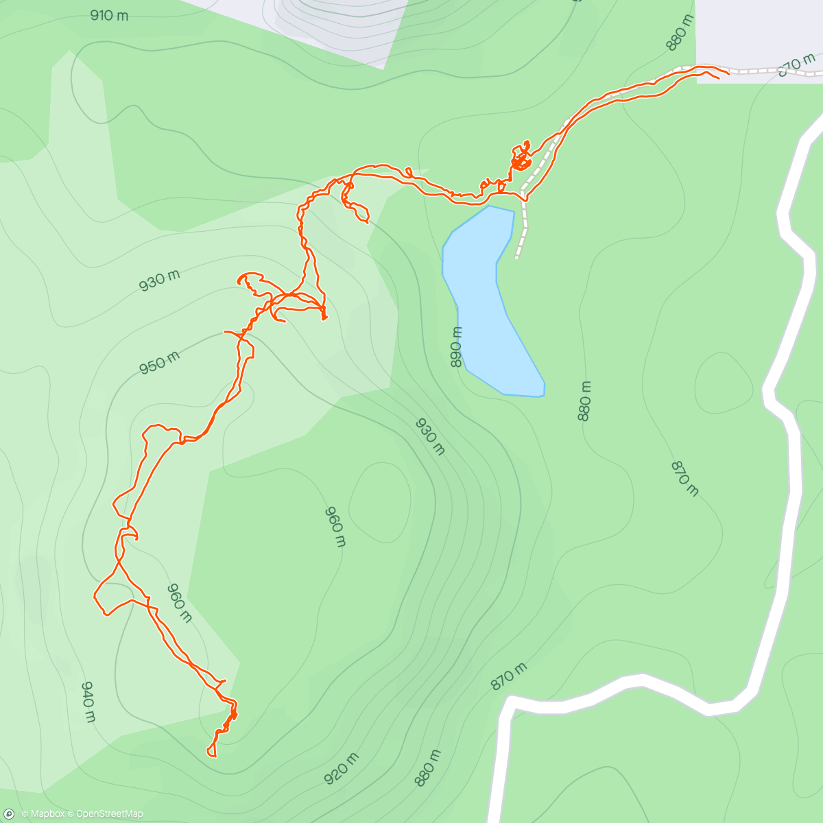 Map of the activity, Hike to Bidarakatte