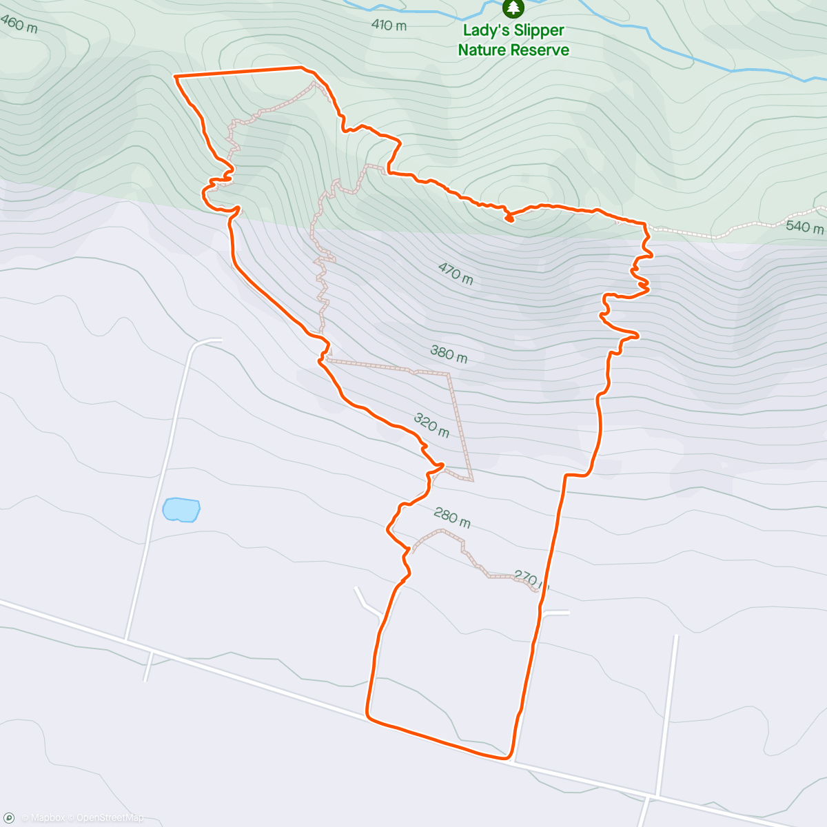 Karte der Aktivität „Falcon Rock Trail Fasthike”