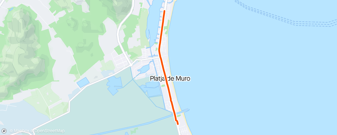 Map of the activity, Mallorca 312 naar de start