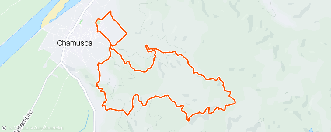 Mapa da atividade, Run 34/366 Trail da Chamusca 24