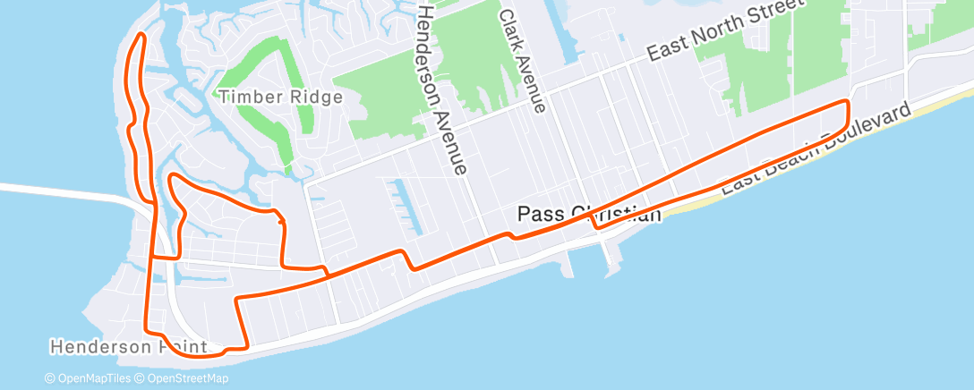 Map of the activity, Afternoon Ride
