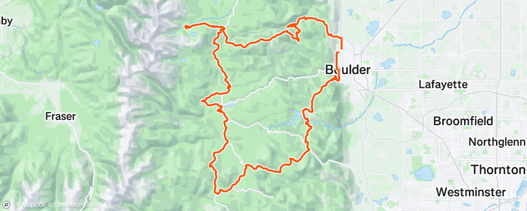 Map of the activity, gravel with baj, cooke and seth