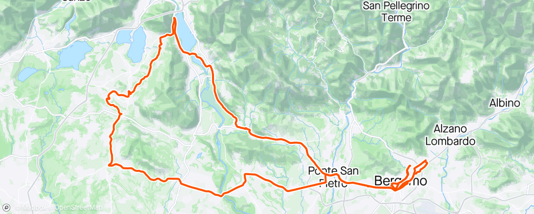 Map of the activity, Galbiate e "vallonato brianzolo"
