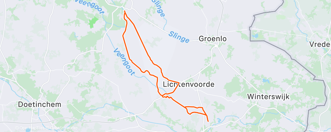 Map of the activity, Batsdijk🔥