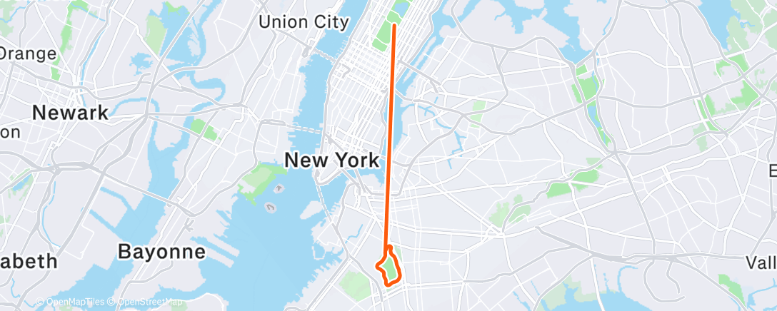 Map of the activity, Zwift - Prospect Park Loop in New York
