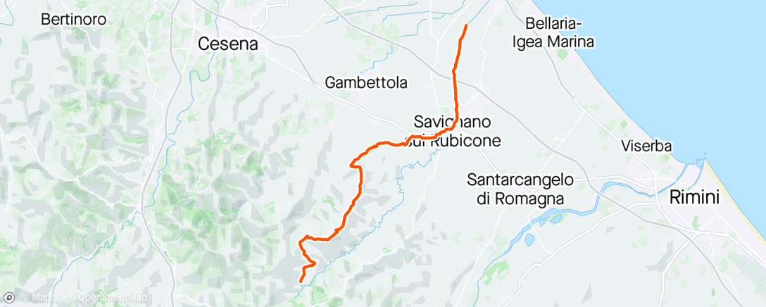 Map of the activity, Giro mattutino con biforaggio💩
