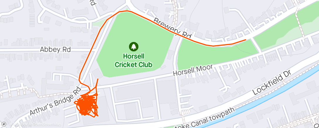 Map of the activity, Morning Circuits