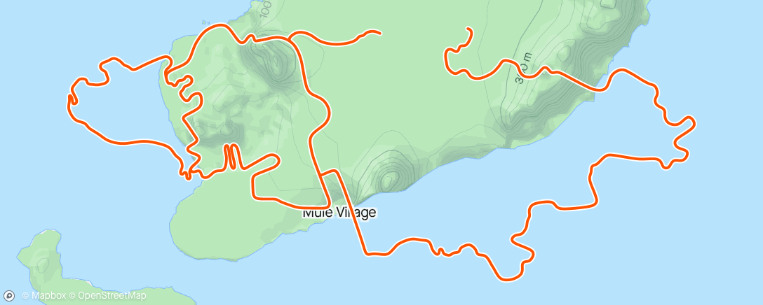 Map of the activity, Zwift - Group Ride: ZHCC SUB2 SOCIAL (E) on Triple Flat Loops in Watopia