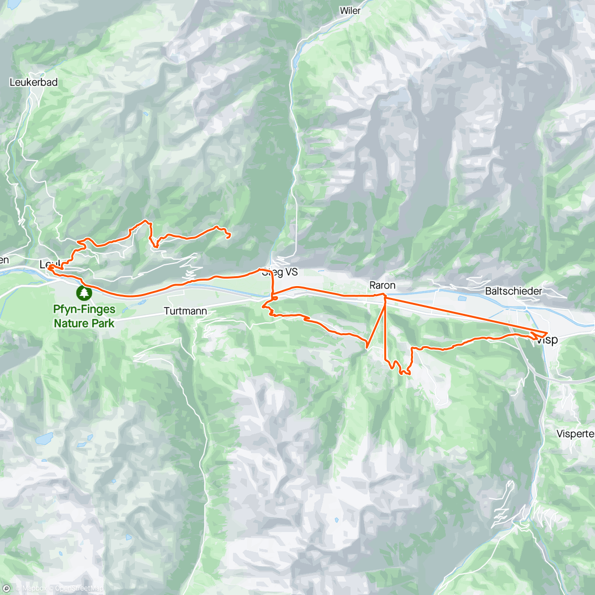 Mappa dell'attività Ein Trio mit 6 Fäusten und 3 Glacés…