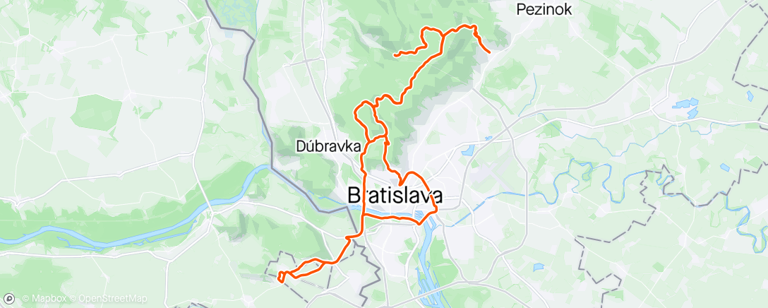 Map of the activity, Lajtovica