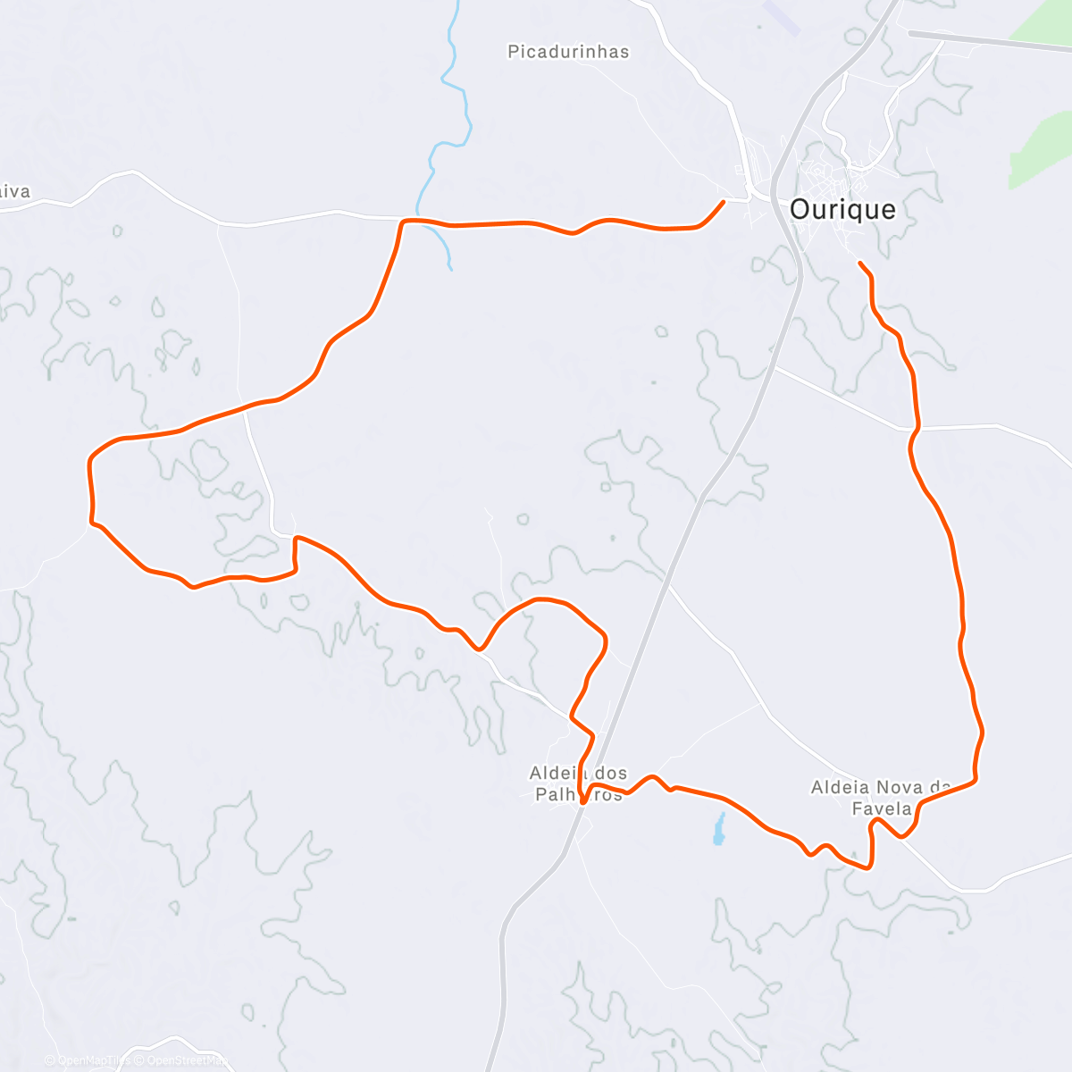 Map of the activity, Social Ride Specialized