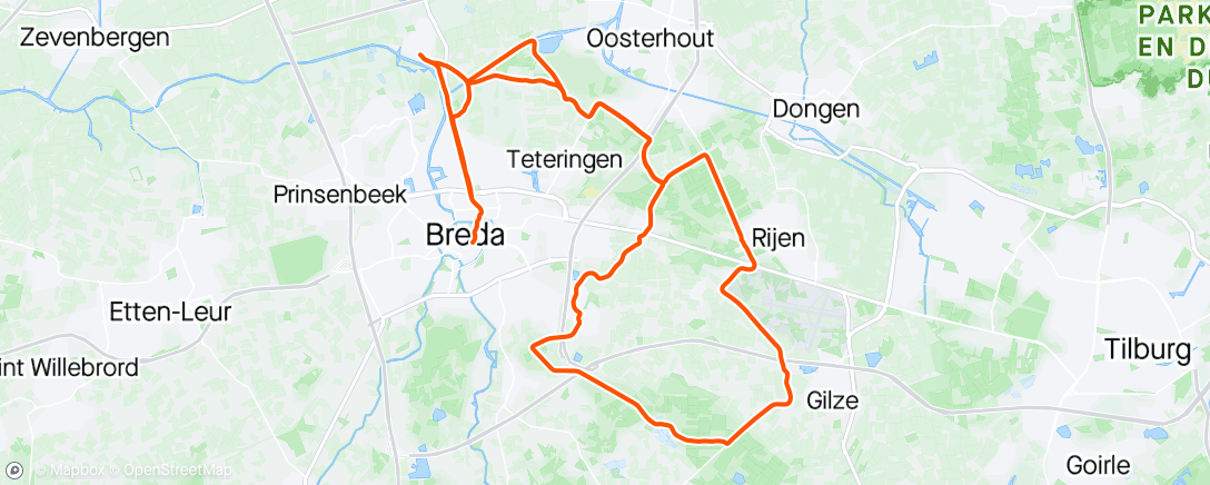 Map of the activity, Met WV Terheyden rondje SLINGERDREEF 🚴‍♂️🚴‍♂️🚴‍♂️🚴‍♂️