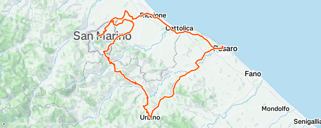 活动地图，Giro mattutino