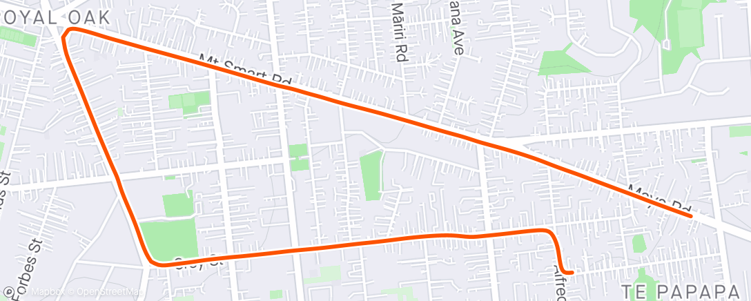 Mapa da atividade, Lunch Run