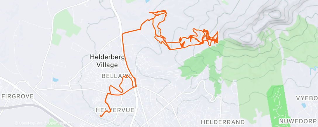 アクティビティ「Morning E-Bike Ride」の地図