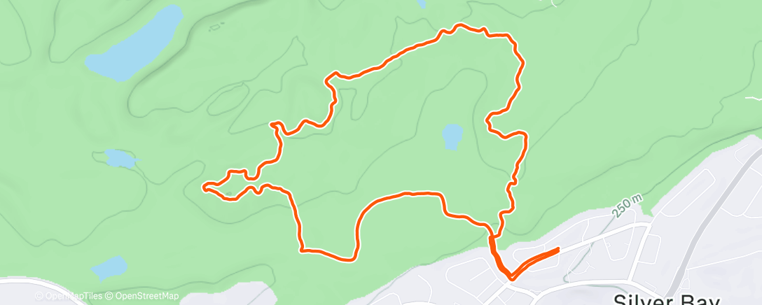 Map of the activity, Frosty Boardwalks