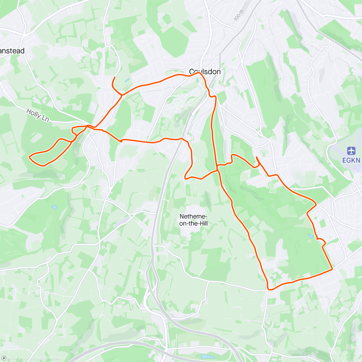 Map of the activity, Run around Narnia's woods