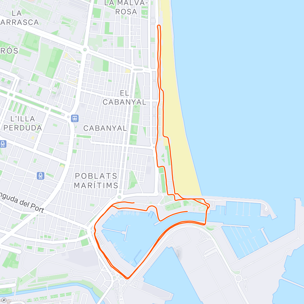 Map of the activity