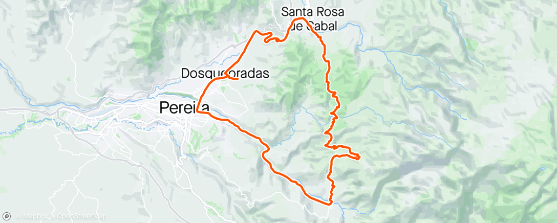 Map of the activity, Sta rosa la florida