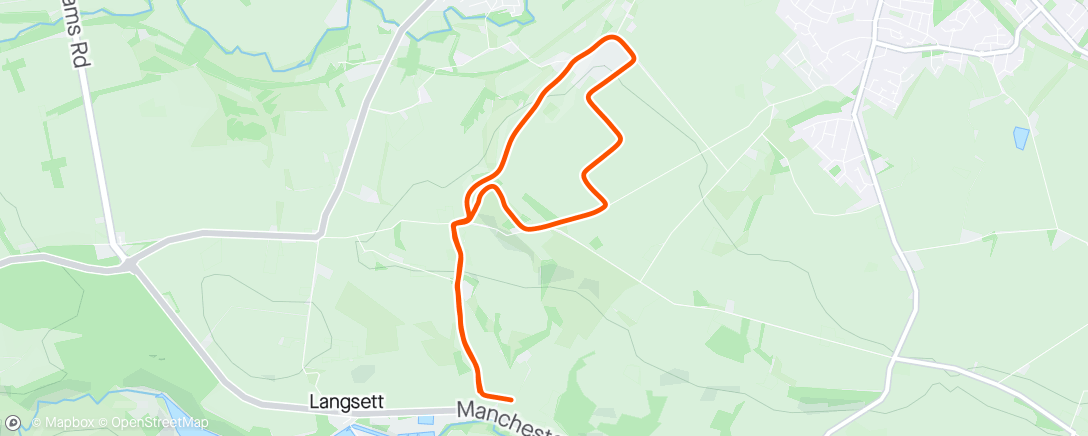 Map of the activity, Hartcliff Hill Race: 8th and apart from uphills felt decent
