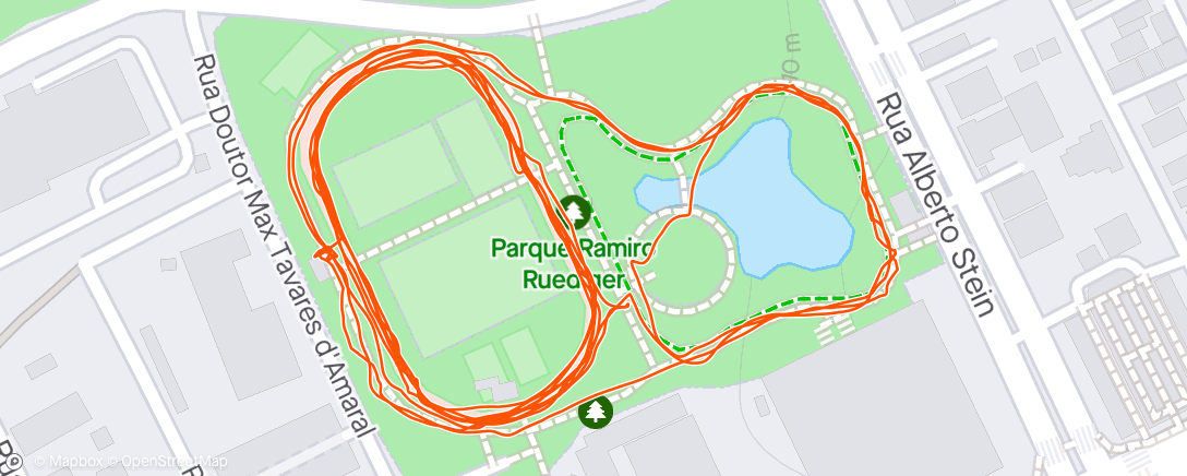 Mappa dell'attività Caminhada vespertina