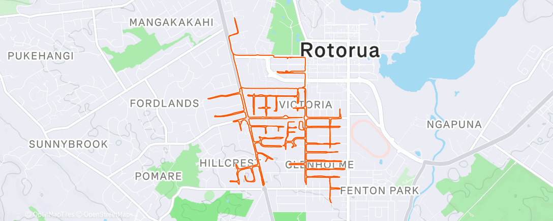 Map of the activity, Morning Ride