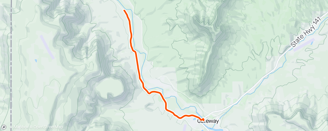 Map of the activity, Bike shuttle