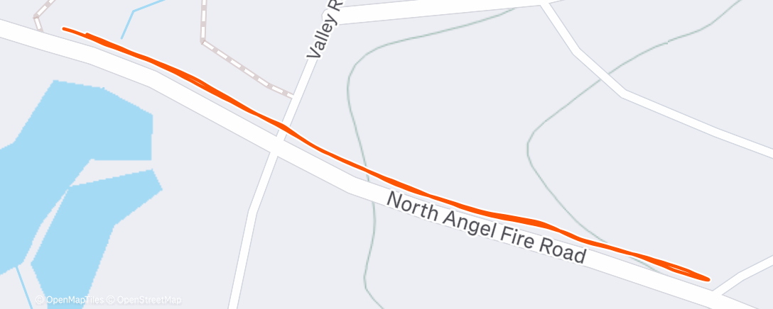 Map of the activity, Afternoon Hike