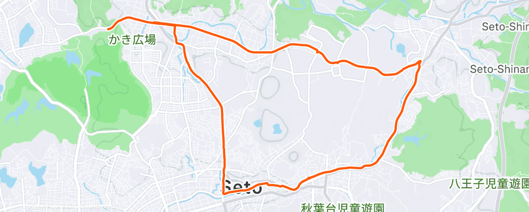 Карта физической активности (朝のランニング)