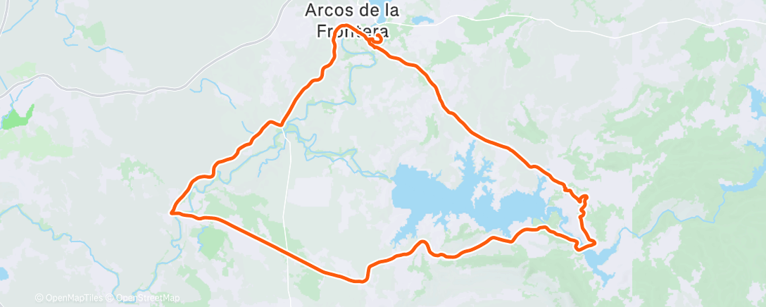Map of the activity, Morning Ride
