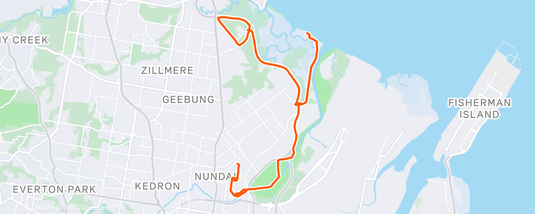 Map of the activity, Morning Ride