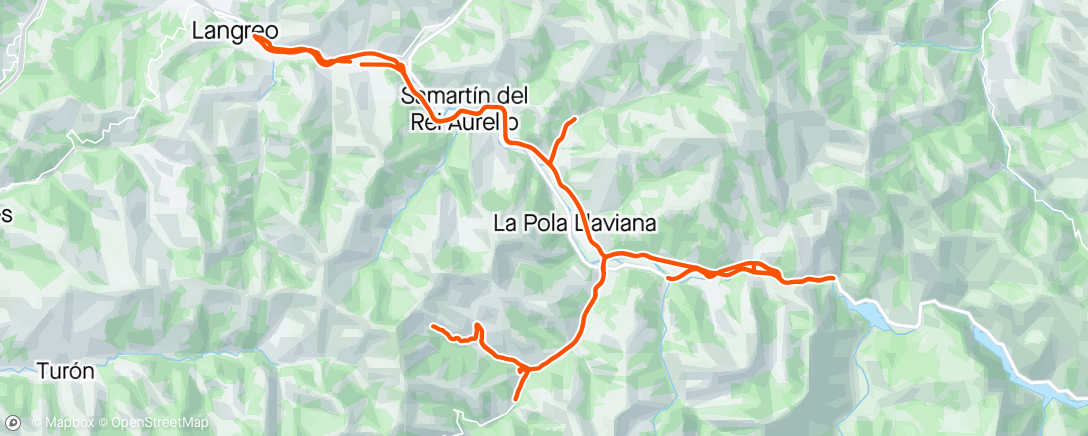 Map of the activity, Meruxal - Bustiello