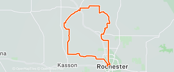 Route map for Saturday Group Ride - 6/13