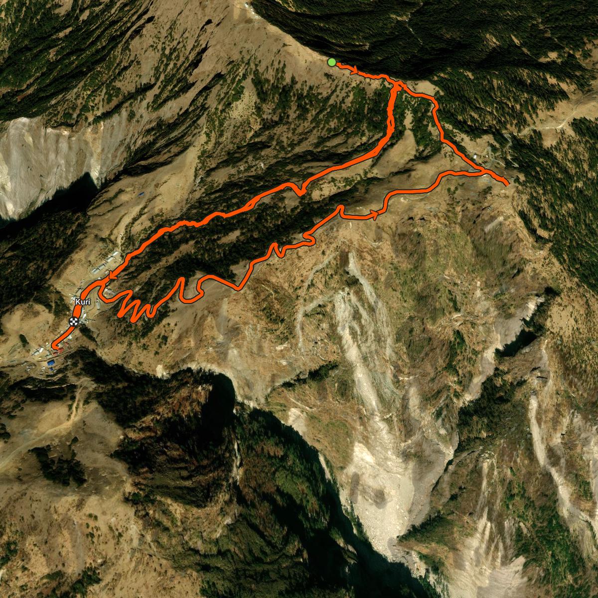 Map of the activity, SEEDING RUN 👌🥇
